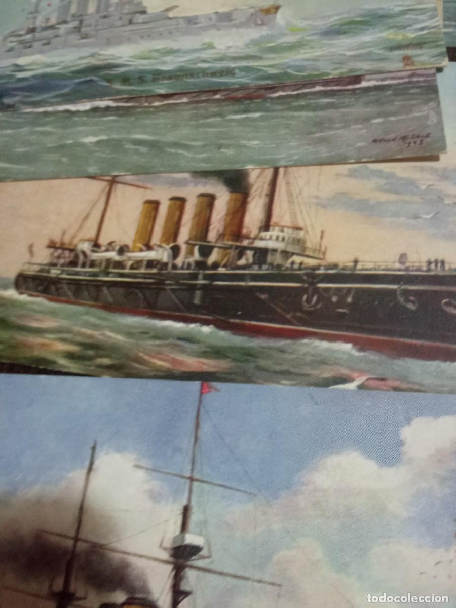 Postales: Oilette.8 postales de barcos. - Foto 2