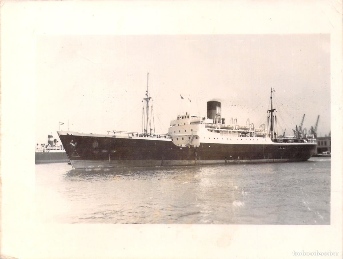 Postales: Postal Barco de Pasajeros y Carga Sidi Okba en el Puerto