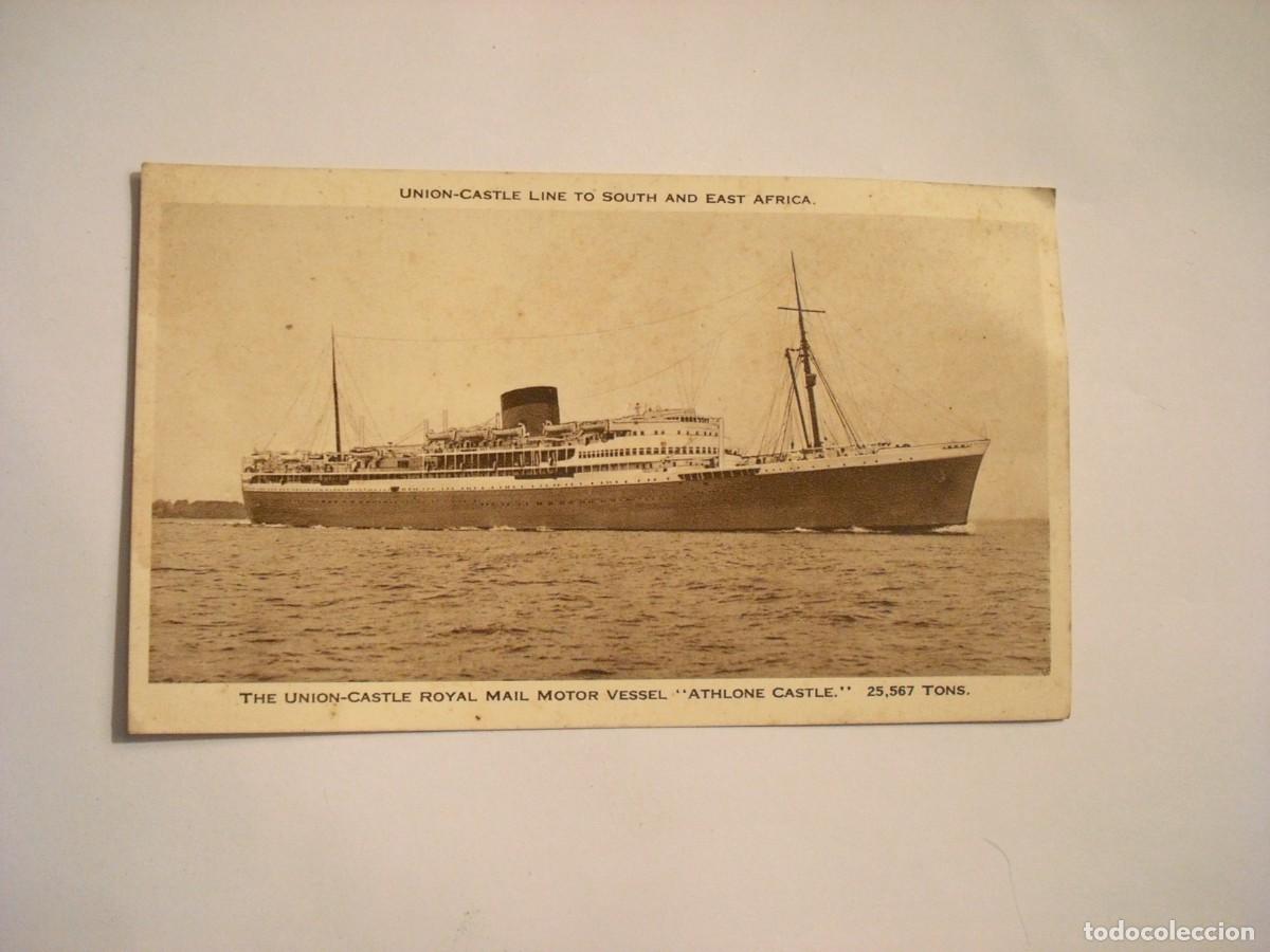 Postales: UNION CASTLE ROYAL MAIL MOTOR VESSEL &rdquo; ATHLONE CASTLE