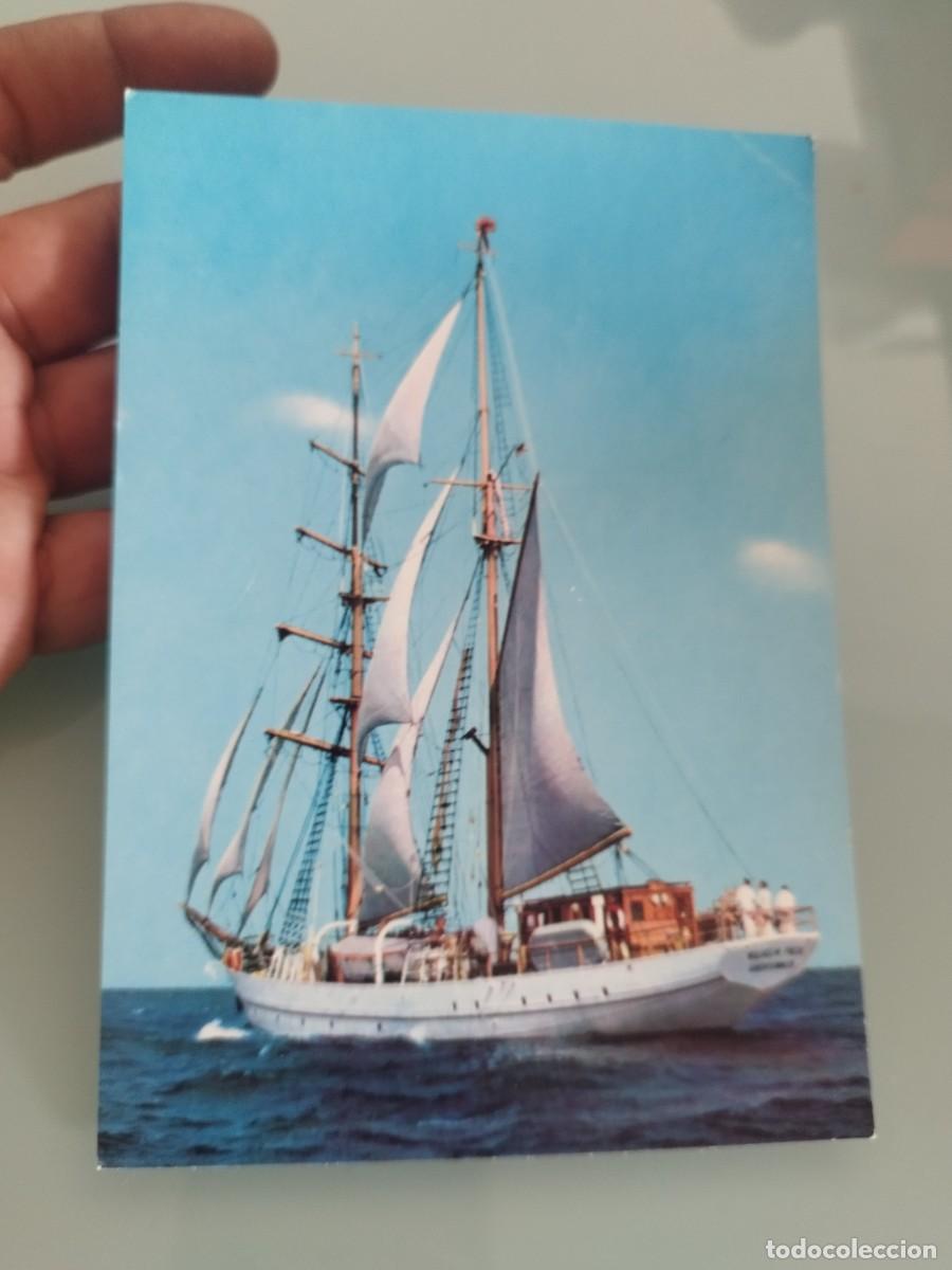 Postales: Tarjeta postal de barco de vela, regata. Velero.