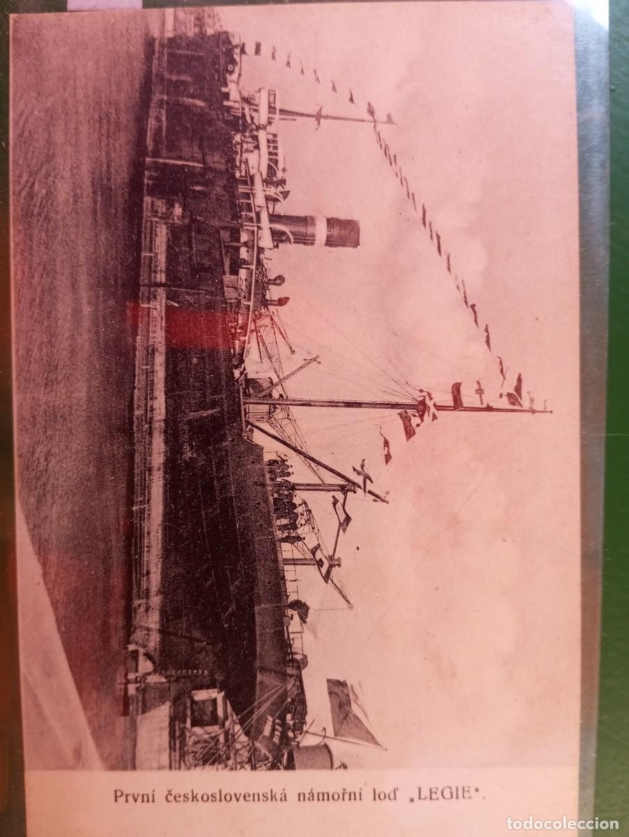 Postales: ANTIGUA POSTAL CHECA. BARCO LEGIA. VER DESCRIPCI&Oacute;N