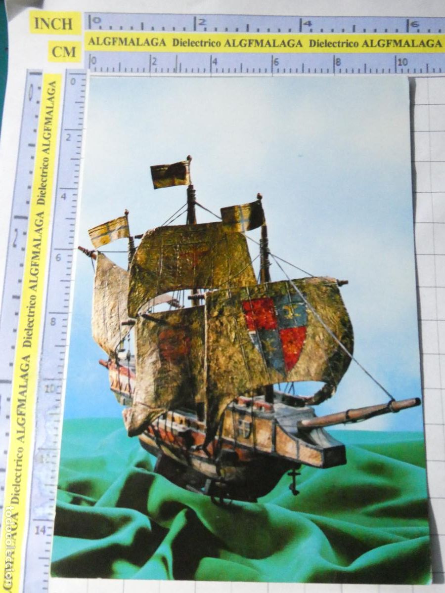 Postales: POSTAL DE BARCOS NAVIERAS. A&Ntilde;O 1968 MAQUETA GALE&Oacute;N INGL&Eacute;S SIGLO XVI. 1649