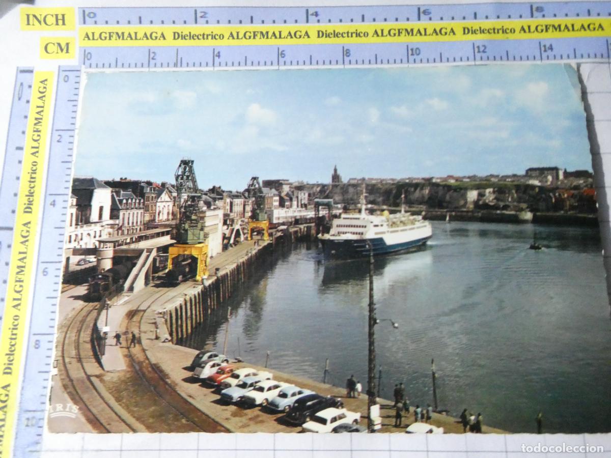 Postales: POSTAL DE BARCOS NAVIERAS. DIEPPE LLEGADA BARCO BUQUE VALEN&Ccedil;AY. 1650