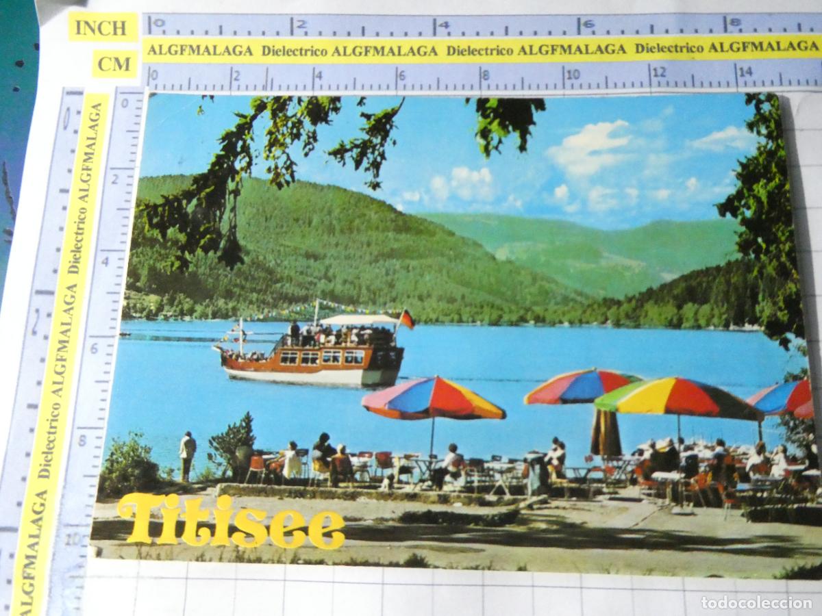 Postales: POSTAL DE BARCOS NAVIERAS. BARCO BUQUE EN TITISEE LAGO ALEMANIA. 1656