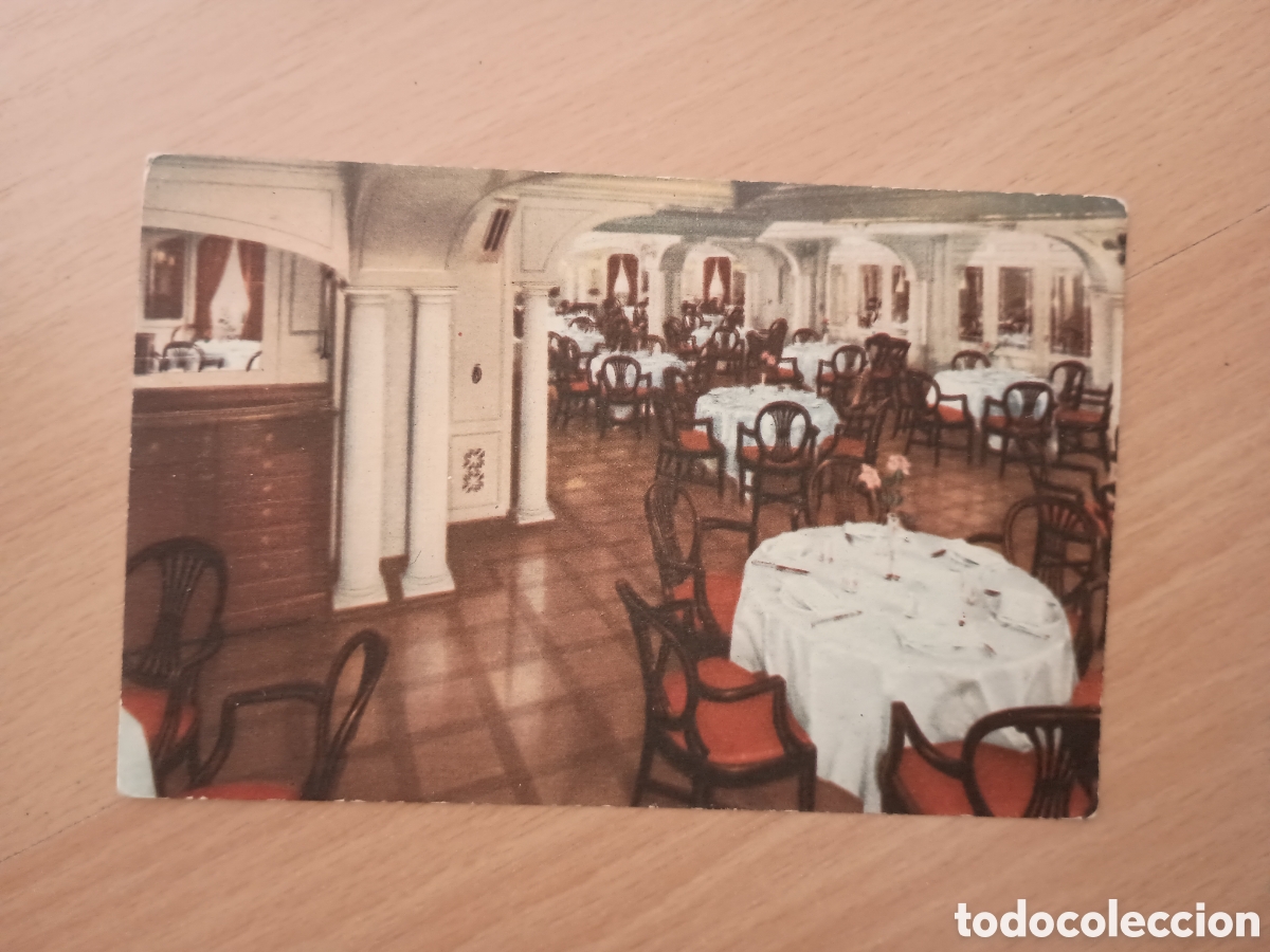 Postales: CABO DE BUENA ESPERANZA / CABO DE HORNOS - COMEDOR - YBARRA Y CIA. L&Iacute;NEA A SUD-AM&Eacute;RICA