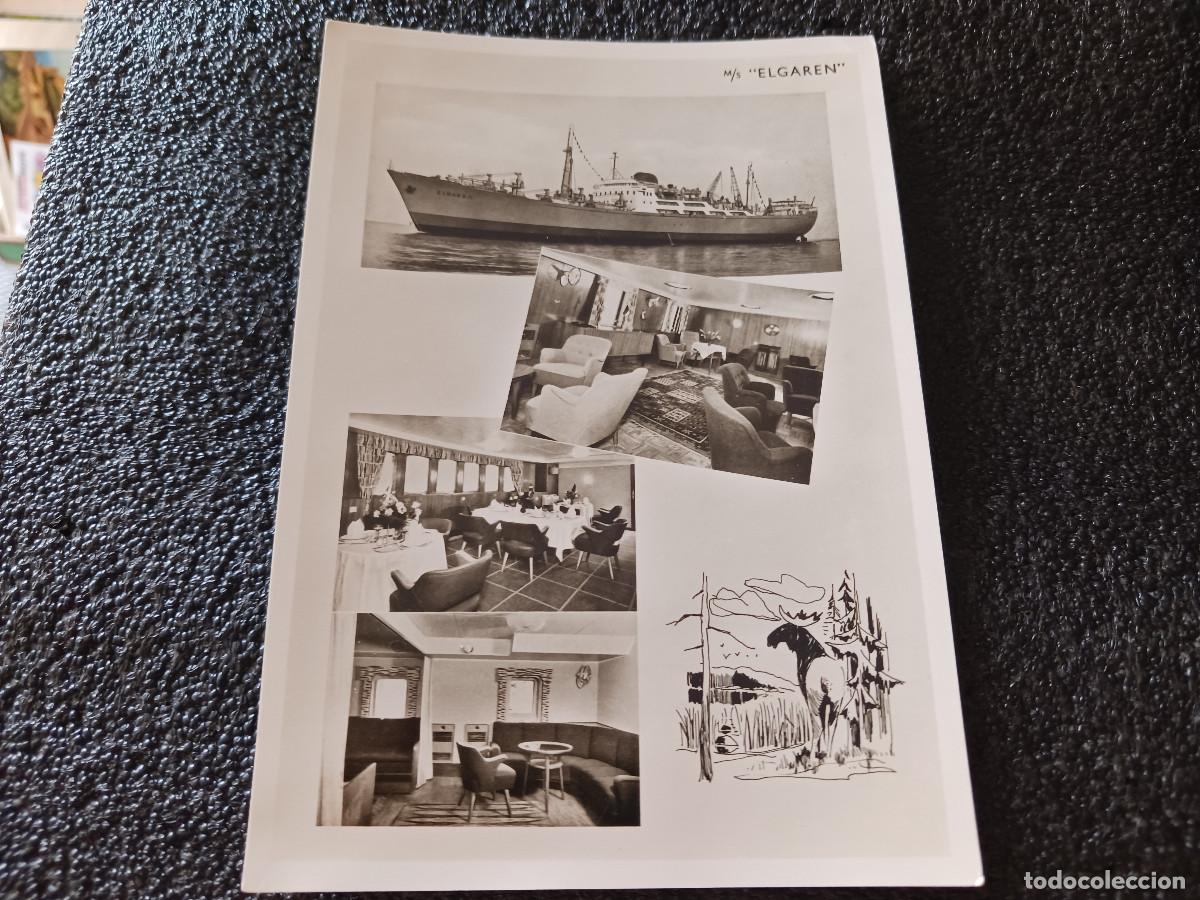 Postales: compa&ntilde;ia naviera transatlantic S. S. Co LTD, GOTHENBURG, BARCO, elgaren