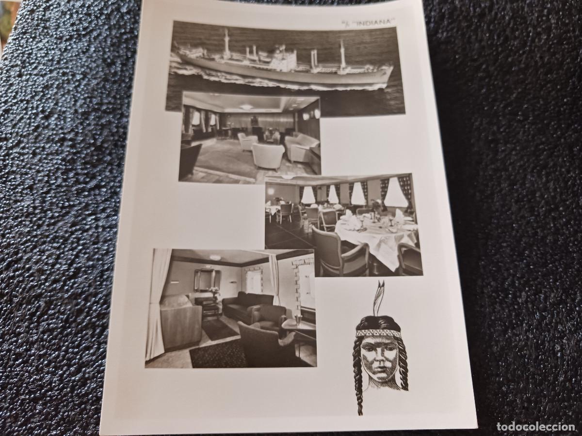 Postales: compa&ntilde;ia naviera transatlantic S. S. Co LTD, GOTHENBURG, BARCO, indiana