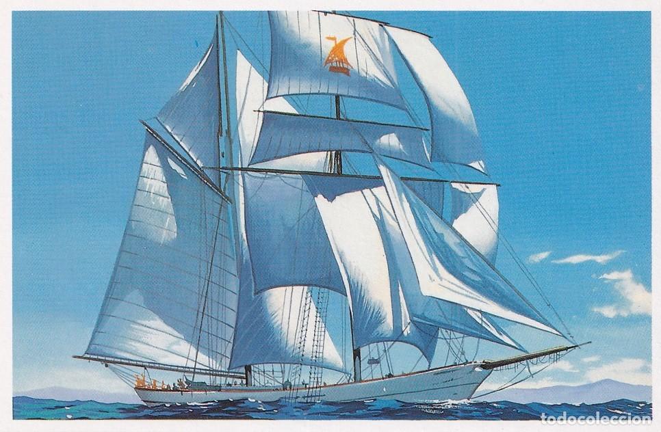 Postais: Antigua postal sin circular - Grandes veleros
