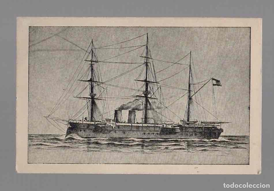 Postales: TARJETA POSTAL PROPAGANDA MARITIMA SERIE C N&ordm; 3 CRUCERO CASTILLA. EDICIONES FRAGATA