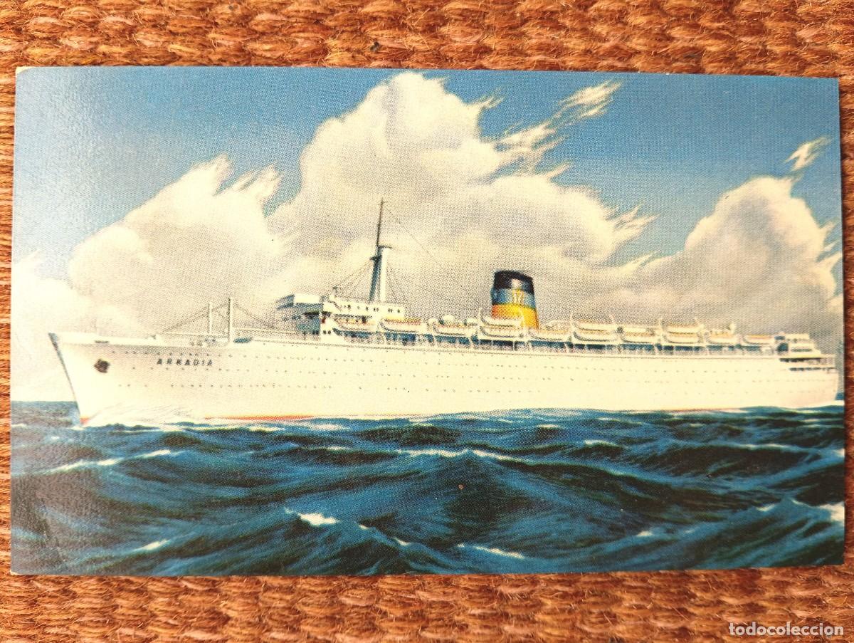 Postales: BARCO - BUQUE - ARKADIA - GREEK LINE
