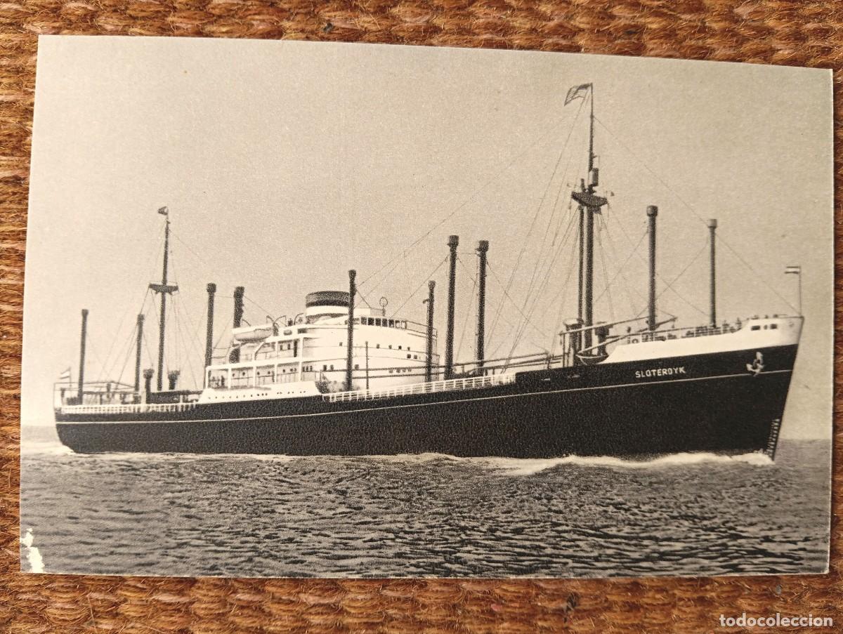 Postales: BARCO - BUQUE - SLOTERDYK - HOLLAND AMERICA LINE