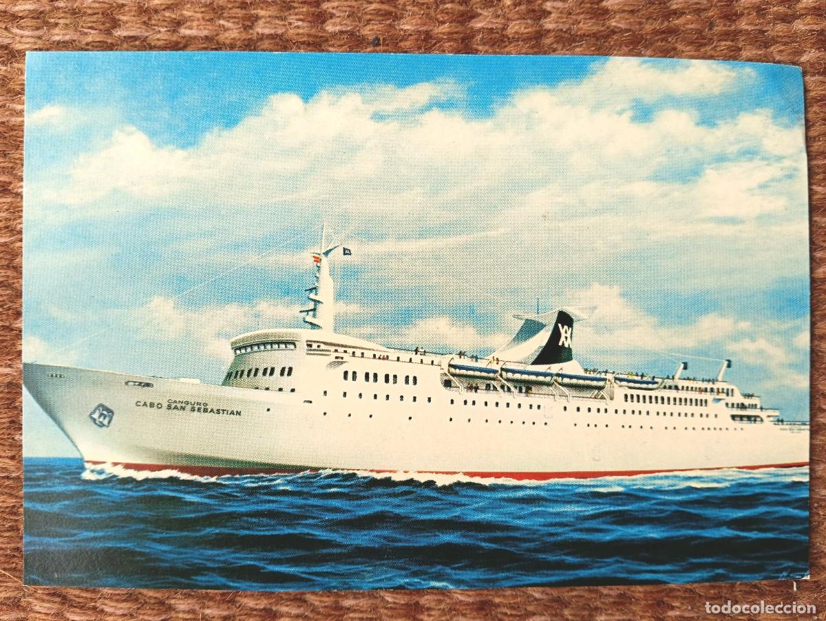 Postales: BARCO - BUQUE CABO SAN SEBASTIAN - IBARRA Y COMPA&Ntilde;IA