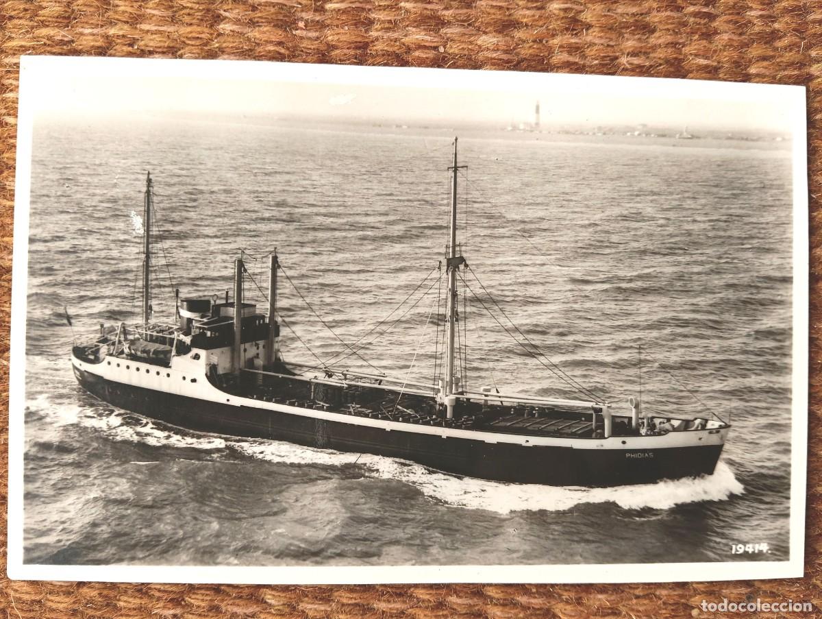 Postales: BARCO - BUQUE PHIDIAS - KONINKLIJKE NEDERLANDSCHE STOOMBOOT MIJ