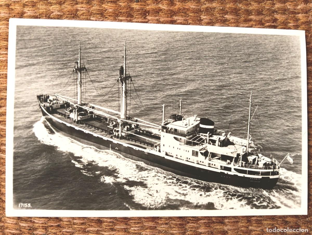 Postales: BARCO - BUQUE ADONIS - KONINKLIJKE NEDERLANDSCHE STOOMBOOT MIJ