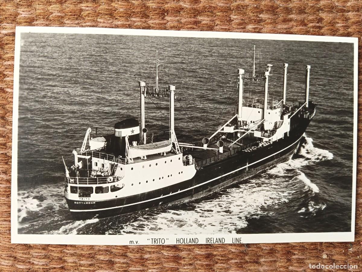 Postales: BARCO - BUQUE TRITO - HOLLAND IRELAND LINE