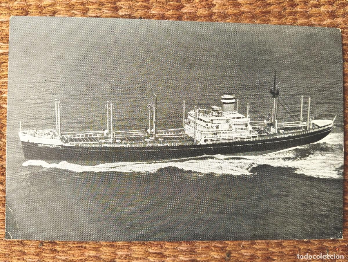 Postales: BARCO - BUQUE ALBLASSERDYK - HOLLAND AMERICA LINE