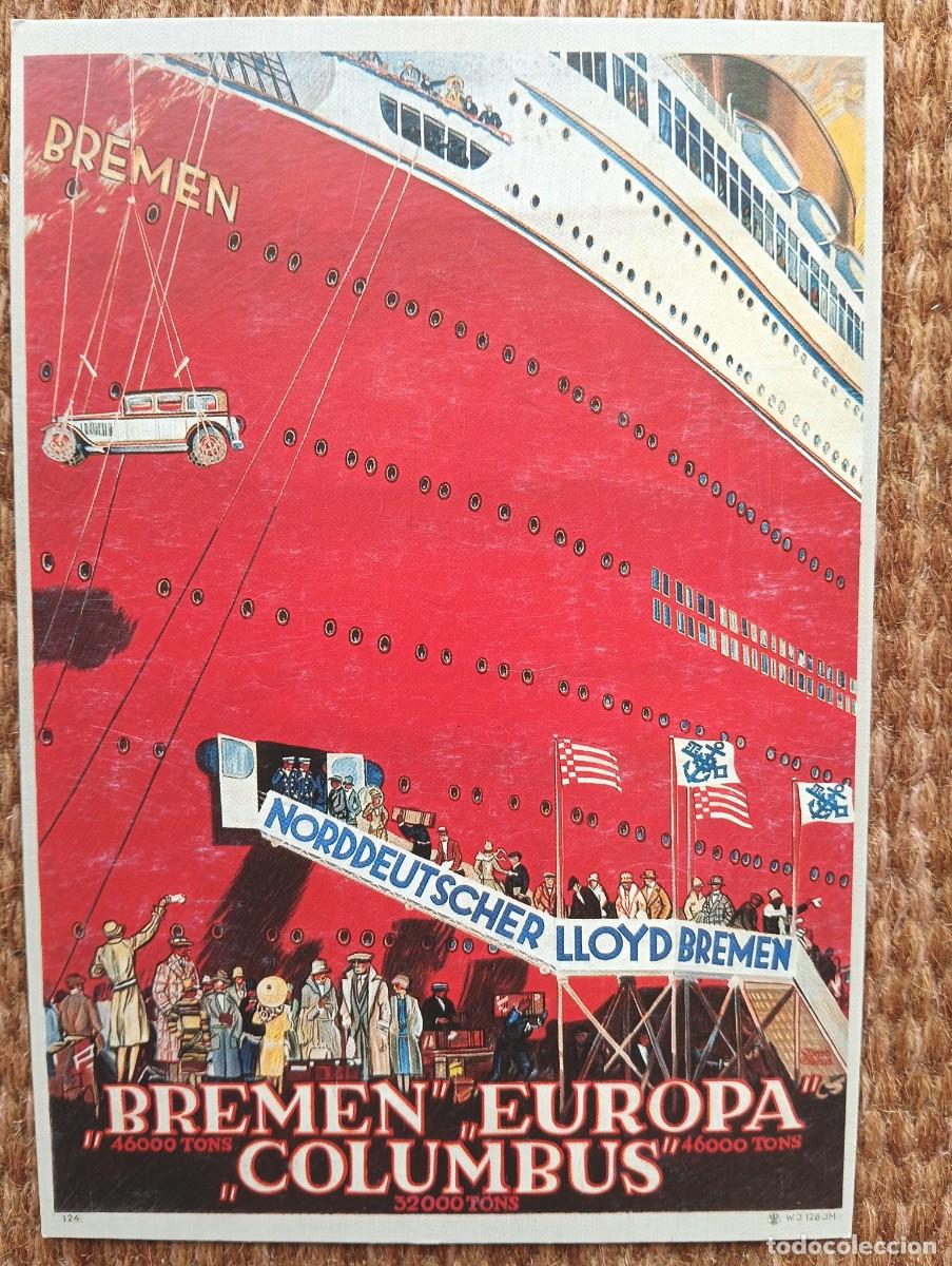 Postales: BARCO - BUQUE - NORDDEUTSCHER LLOYD BREMEN