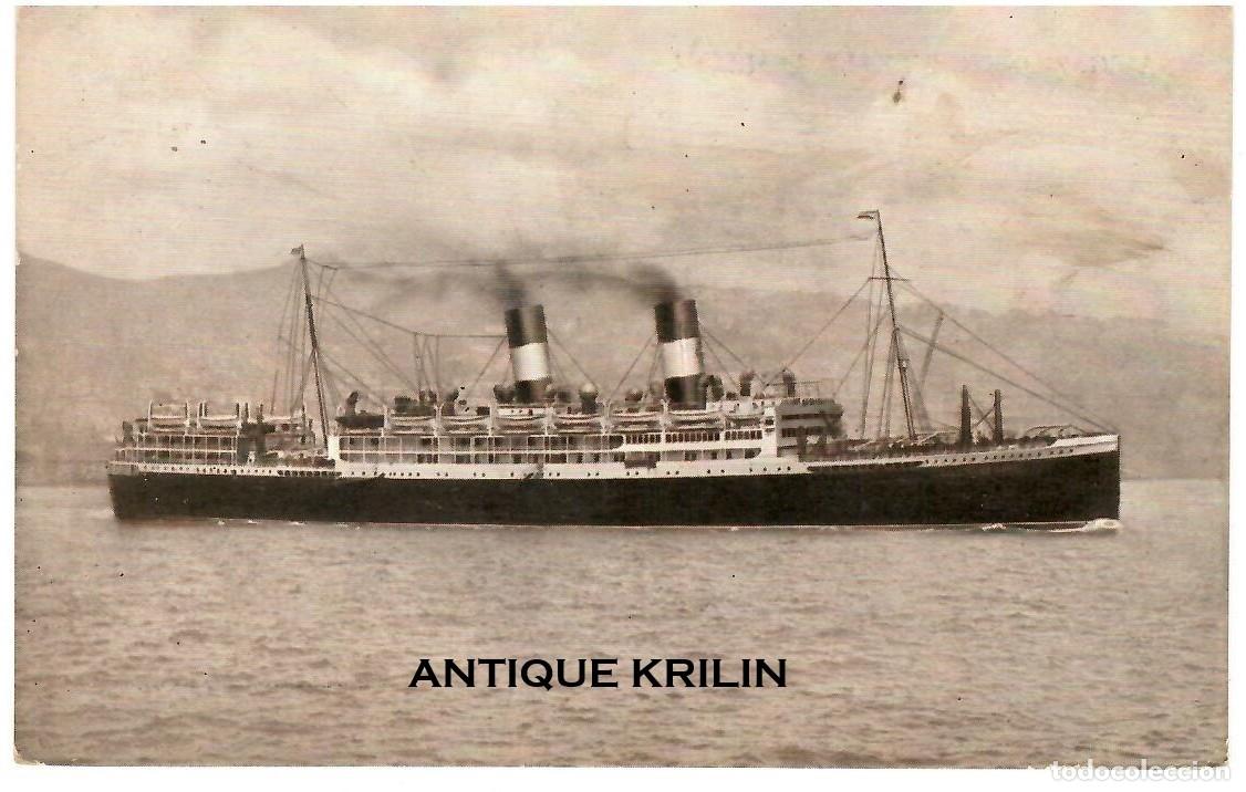 Postales: NAVIGAZIONE GENERALE ITALIANA / GIULIO CESARE / EDICION BESTETTI E TUMMINELLI / SIN FRANQUEAR