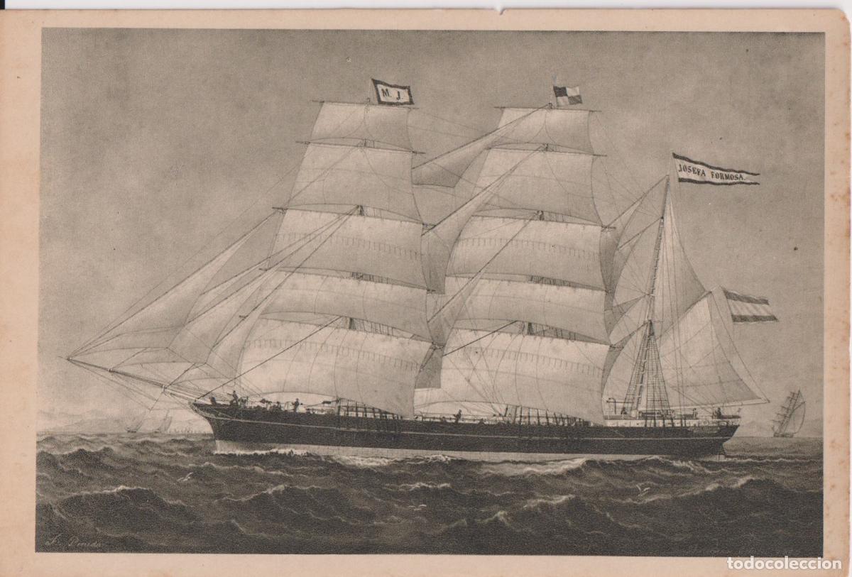 Postales: CORBETA -JOSEFA FORMOSA- S.XIX FLOTA MARCELINO JAN&Eacute; &ndash; MUSEO MAR&Iacute;TIMO BARCELONA 9 &ndash; S/C