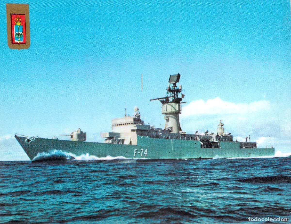 Postales: Postal de la Fragata Asturias de la Armada Espa&ntilde;ola
