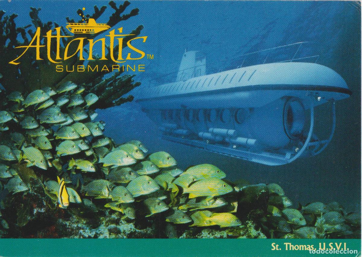 Postales: SUBMARINE ATLANTIS - 48 PASAJEROS - VER MARAVILLAS DEL MUNDO SUBMARINO, BARBADOS, HAWAII,,- S/C