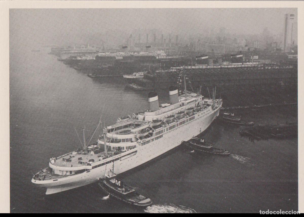 Postales: SS CONSTITUTION TRASATL&Aacute;NTICO ESTADOUNIDENSE - NAVIERA AMERICAN EXPORT LINES &ndash; CONSTRUIDO 1951 &ndash; MIL