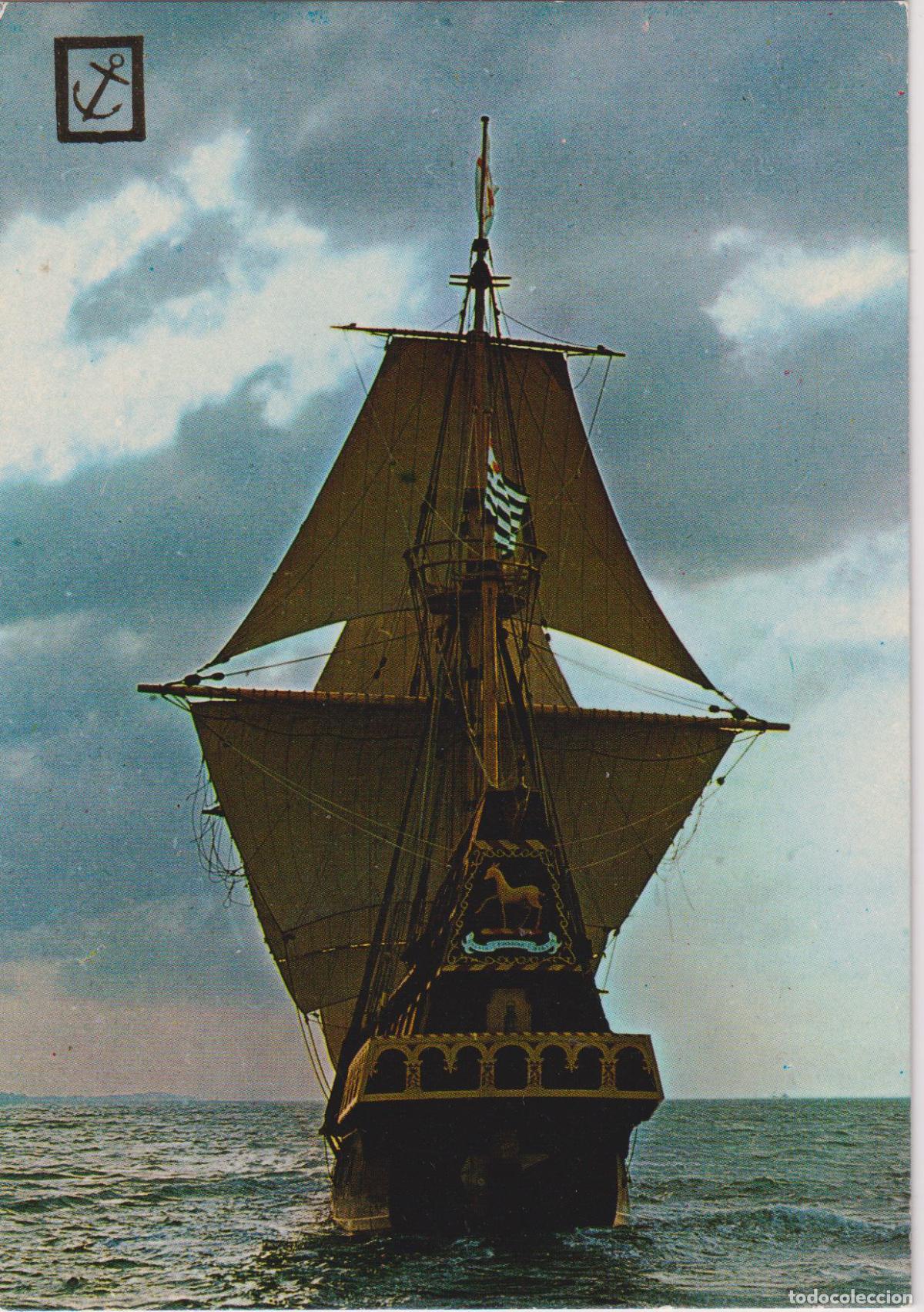 Postales: POSTAL COLECCI&Oacute;N BARCOS SERIE 3136/2 - ESCUDO DE ORO - S/C