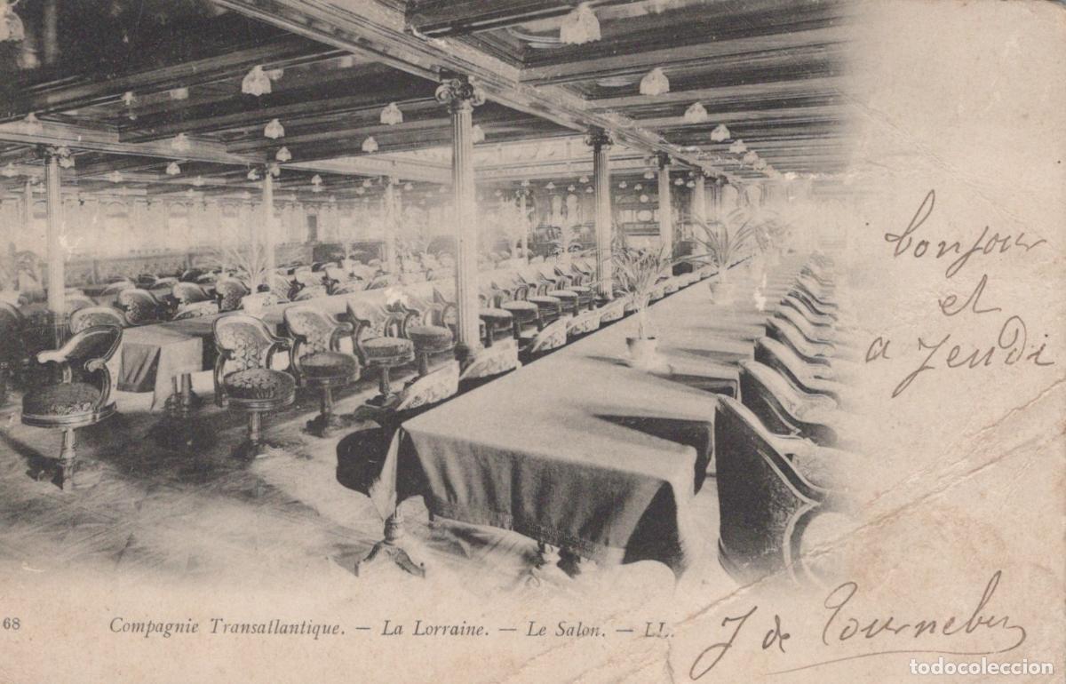 Postales: Paquebot La Lorraine French Line Ocean Liner Ship Unposted *YAA500