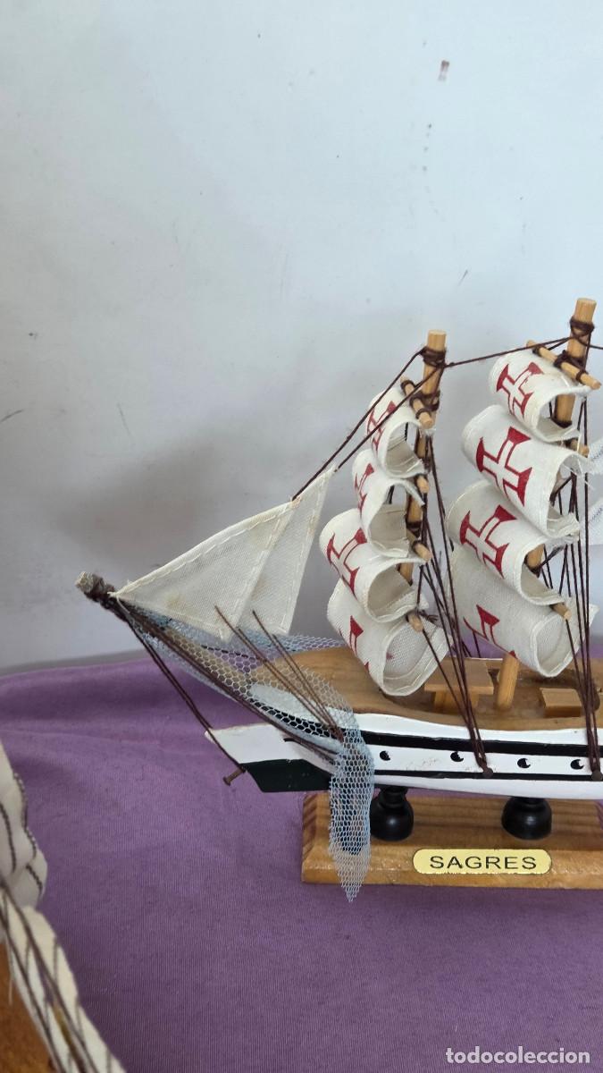 Postales: maqueta de barco de madera - Foto 2