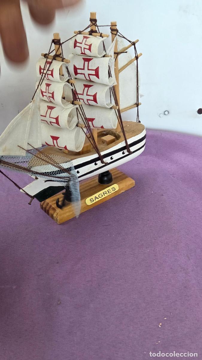 Postales: maqueta de barco de madera - Foto 3
