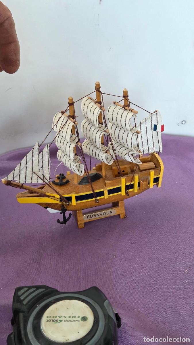Postales: maqueta de barco de madera - Foto 3