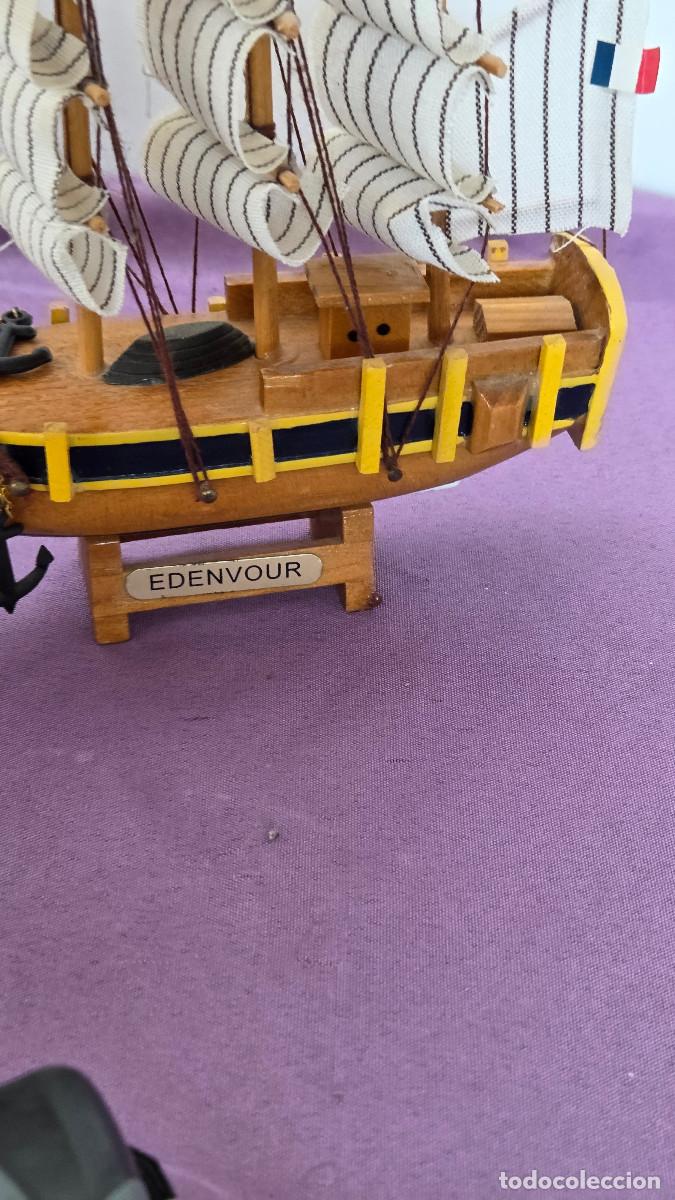 Postales: maqueta de barco de madera - Foto 4