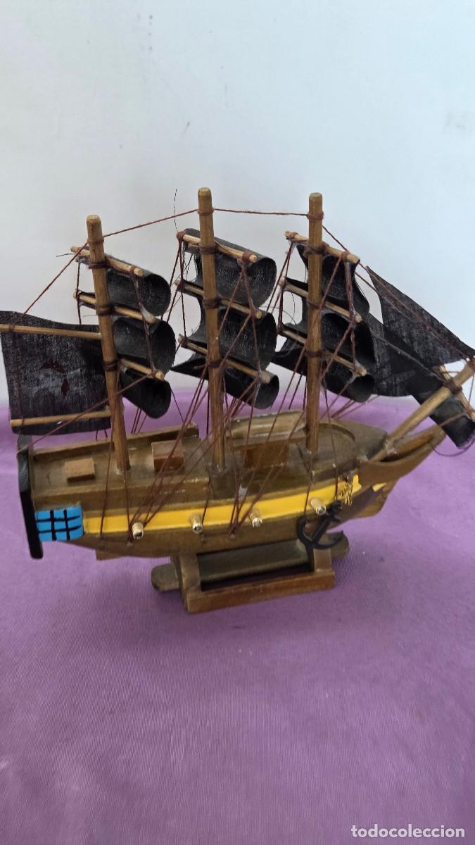 Postales: maqueta de barco de madera - Foto 3