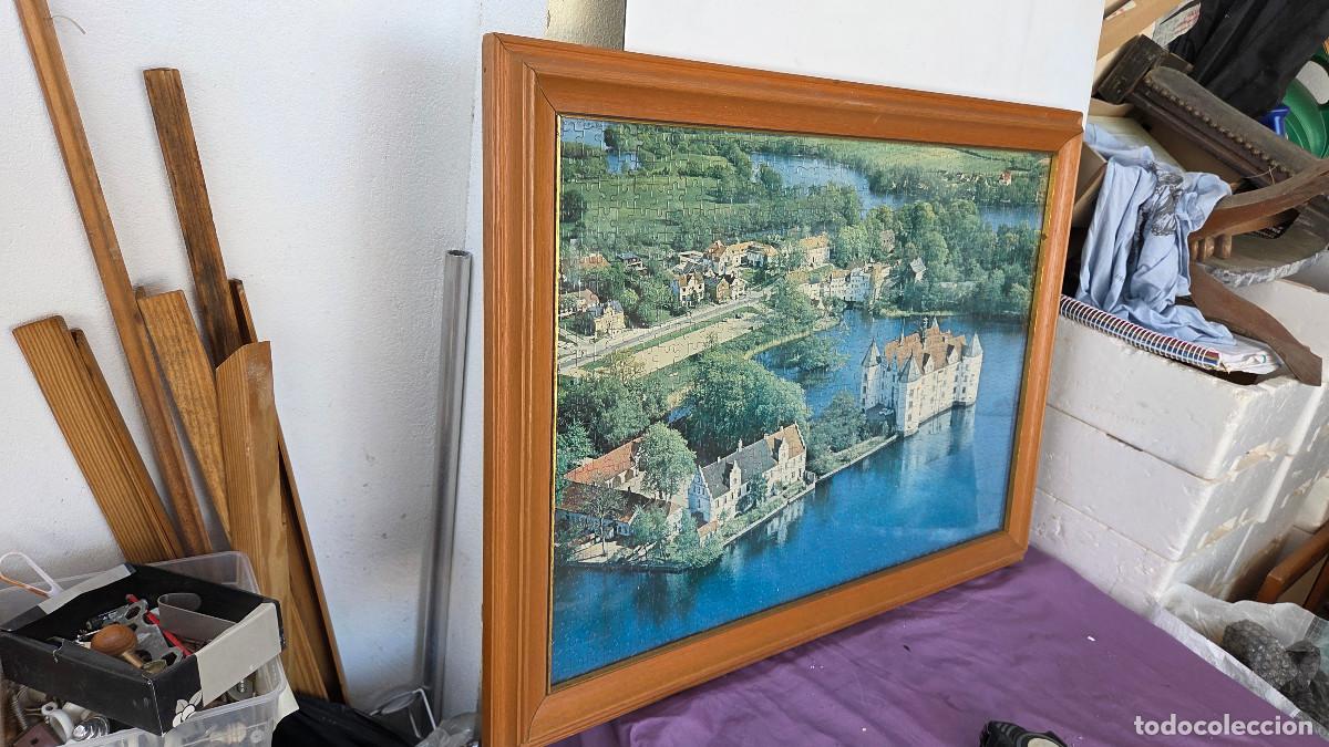 Postales: cuadro con un puzle vintage