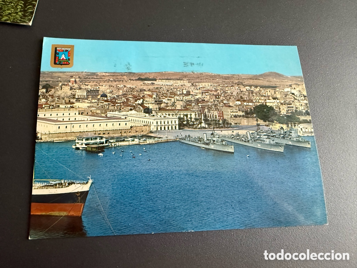 Postales: Postal. CARTAGENA. Puerto. Barcos