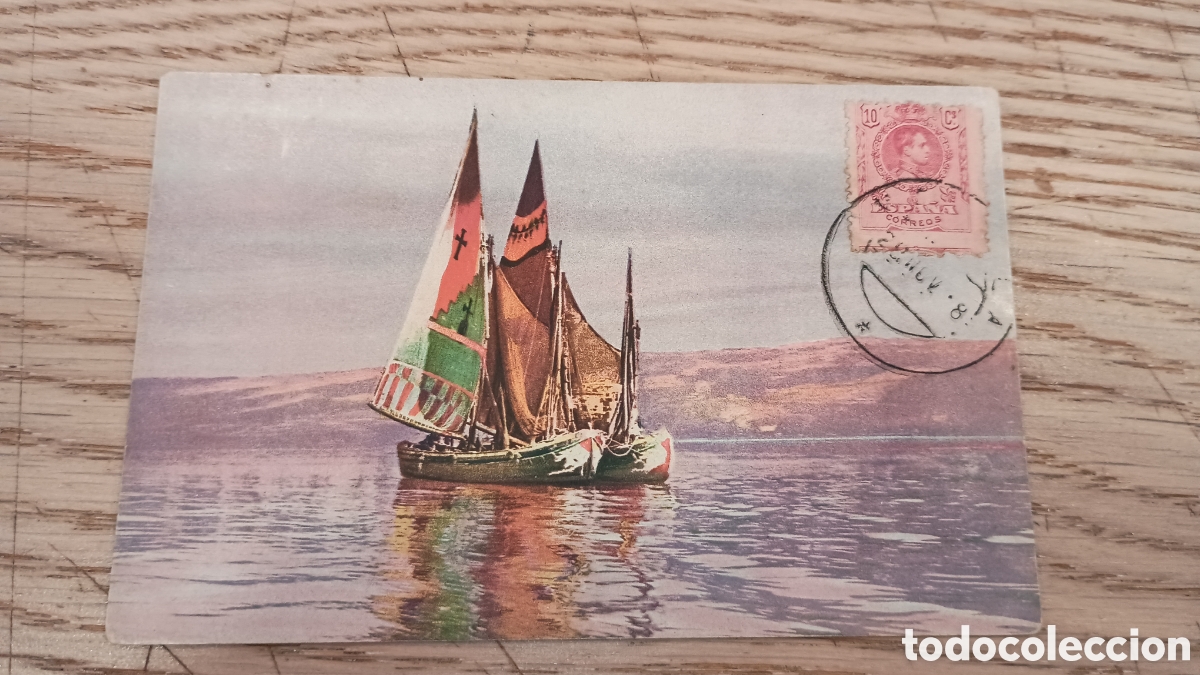 Postales: DIBUJO DE DOS BARCAS