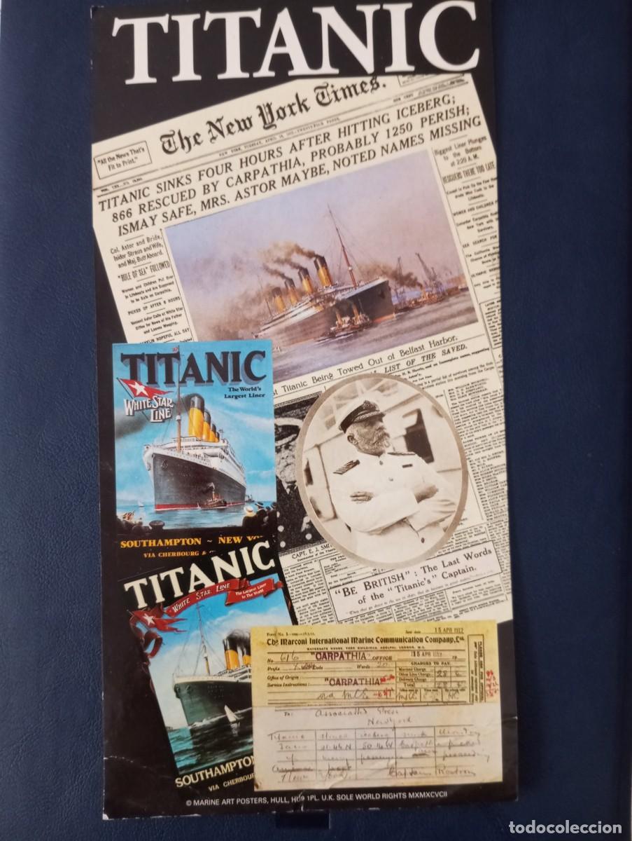 Postales: POSTAL RECORDATORIO DEL HUNDIMIENTO DEL TITANIC