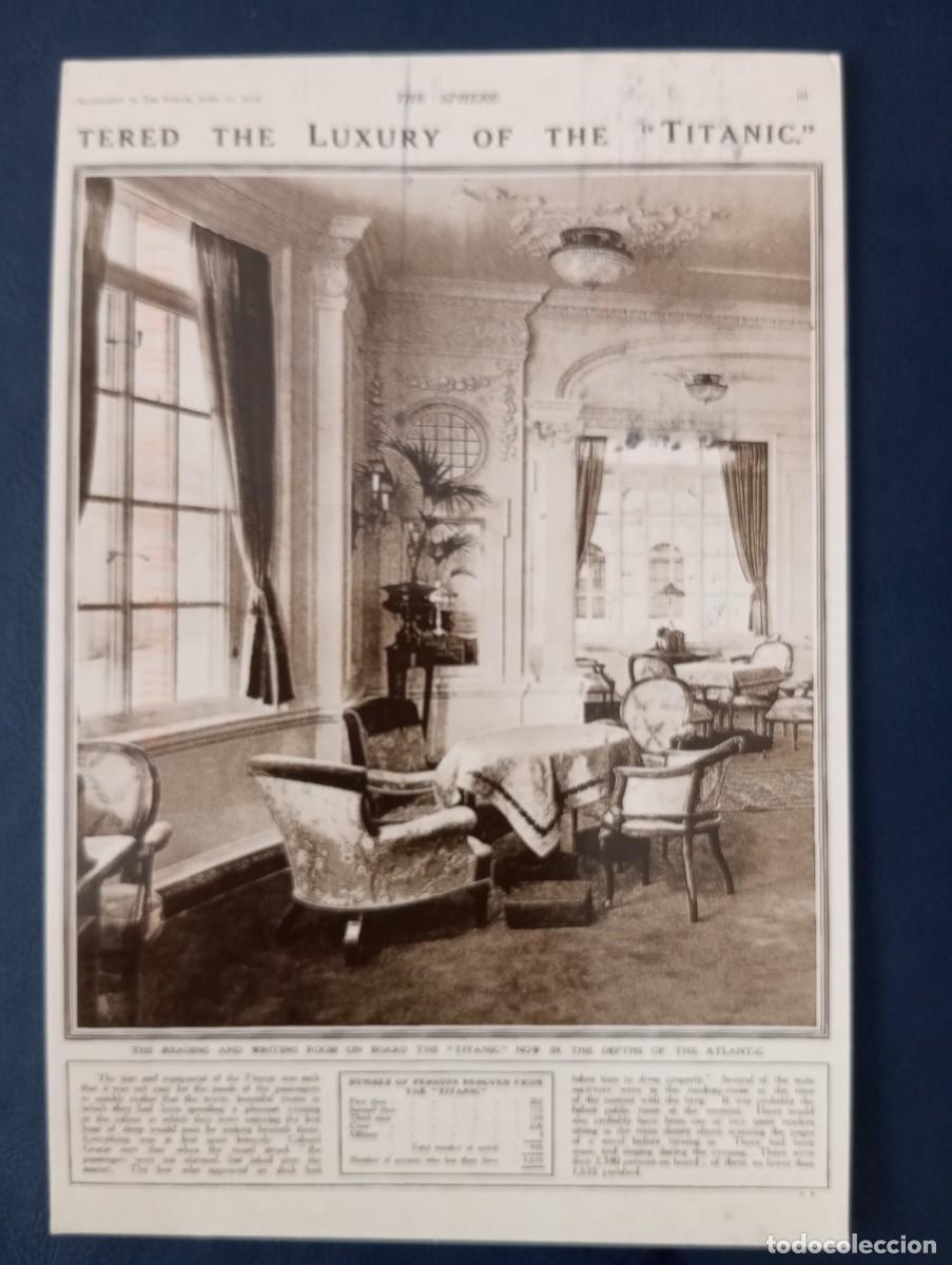 Postales: POSTAL RECORDATORIO DEL HUNDIMIENTO DEL TITANIC