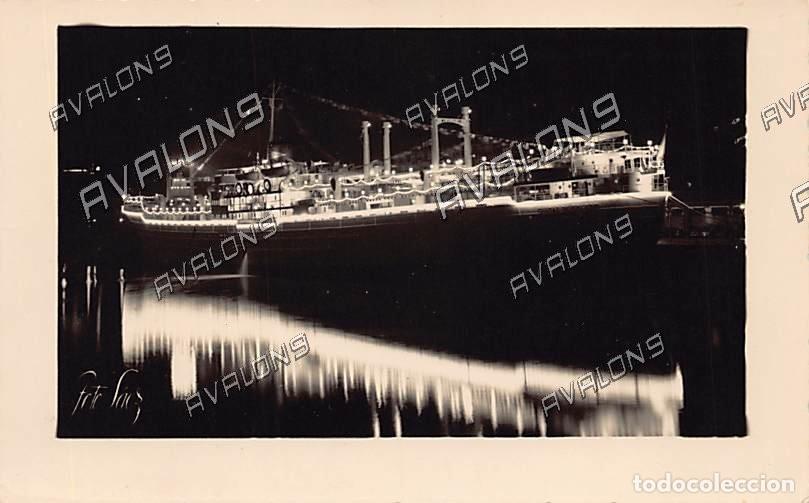Postales: Exposici&oacute;n flotante espa&ntilde;ola 1956 (Buque Ciudad de Toledo) - Sin Circular - Bordes dentados