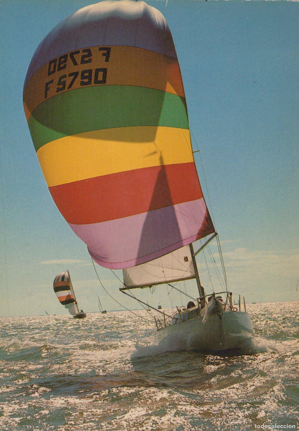 Postales: France C&ocirc;te Atlantique Nouvelle Aquitaine Voilier en R&eacute;gate Atlantique *YAG263