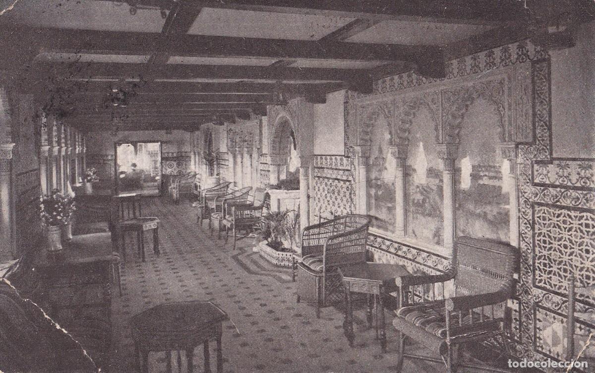 Postales: POSTAL COMPA&Ntilde;&Iacute;A TRASATL&Aacute;NTICA ESPA&Ntilde;OLA V C ALFONSO XIII Y CRIST&Oacute;BAL COL&Oacute;N GALER&Iacute;A CIRCULADA