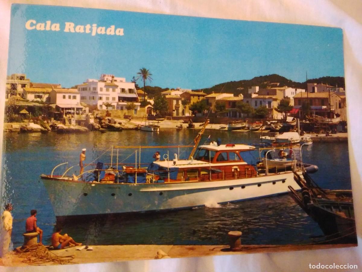Postales: BARCO: CALA RATJADA-Detalle del puerto / ENV&Iacute;O ORDINARIO GRATIS, SE PAGA AL RECIBIR