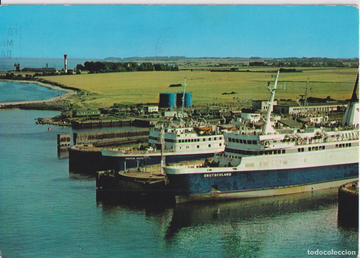 Postales: ALEMANIA, ISLA DE FEHMARN, PUERTO DE PUTTGARDEN, EL CRUCERO M/S DEUTSCHLAND - CIRCULADA