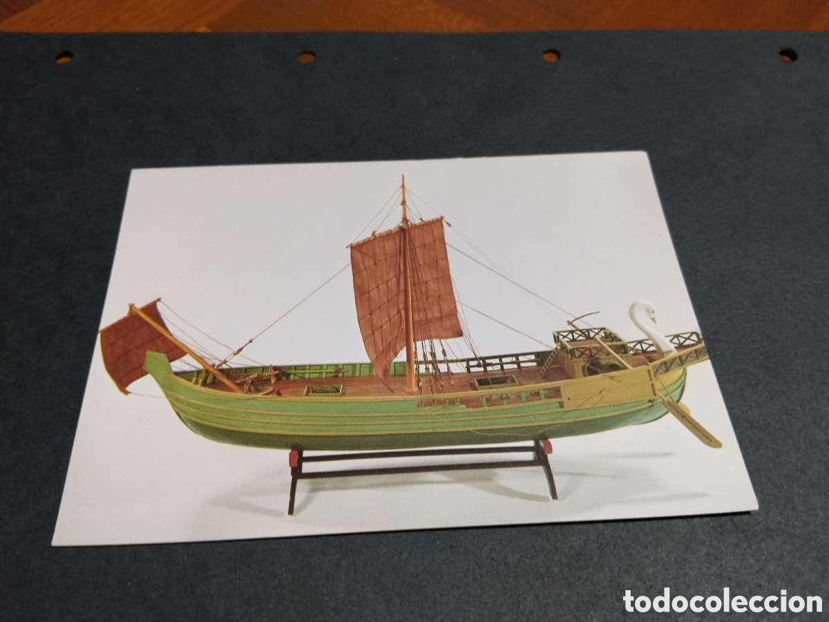 Postales: Postal maqueta barco hist&oacute;rico