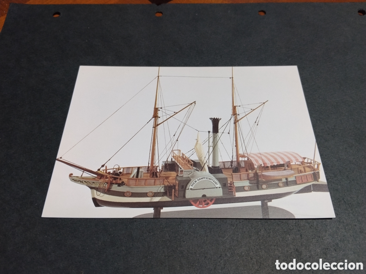 Postales: Postal maqueta barco hist&oacute;rico