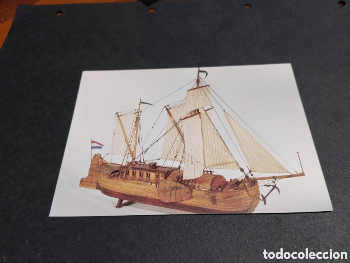 Postales: Postal maqueta barco hist&oacute;rico