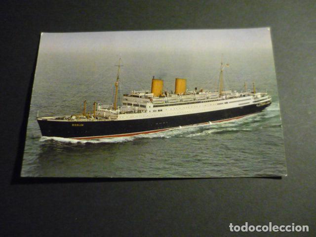 Postales: BARCO COMPA&Ntilde;IA NAVIERA LLOYD BREMEN BERLIN 19100 BRT