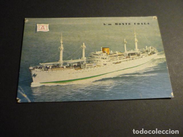 Postales: BARCO MONTE UDALA NAVIERA AZNAR BILBAO - Foto 1