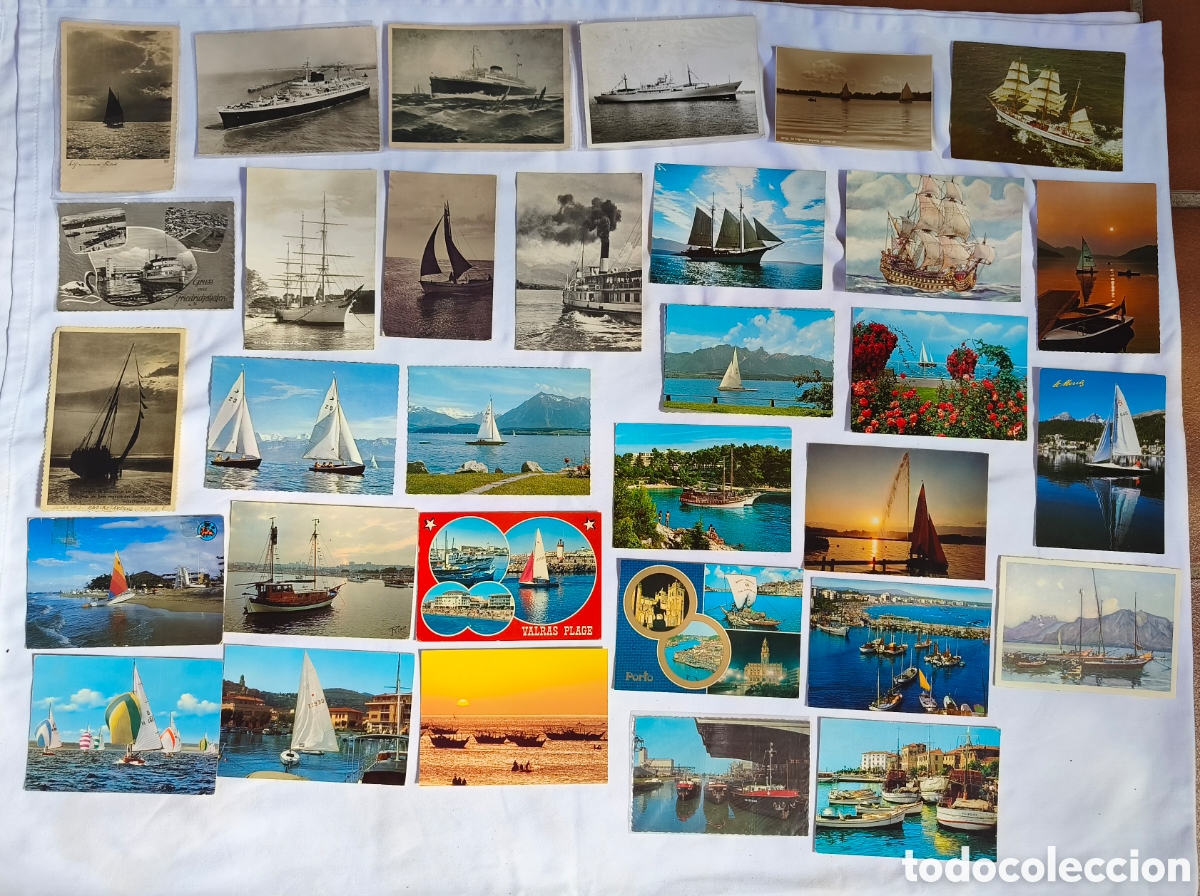 Postales: POSTALES VINTAGE DE BARCOS