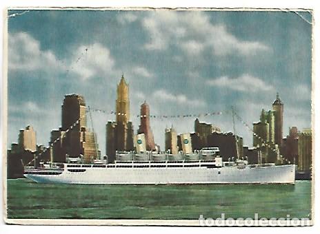 Postales: &rdquo; BARCO - BOOT &rdquo;.- MOTORFARTYGEN - KUNGSHOLM - GRIPSHOLM.- SVENSKA AMERIKA LINIEN